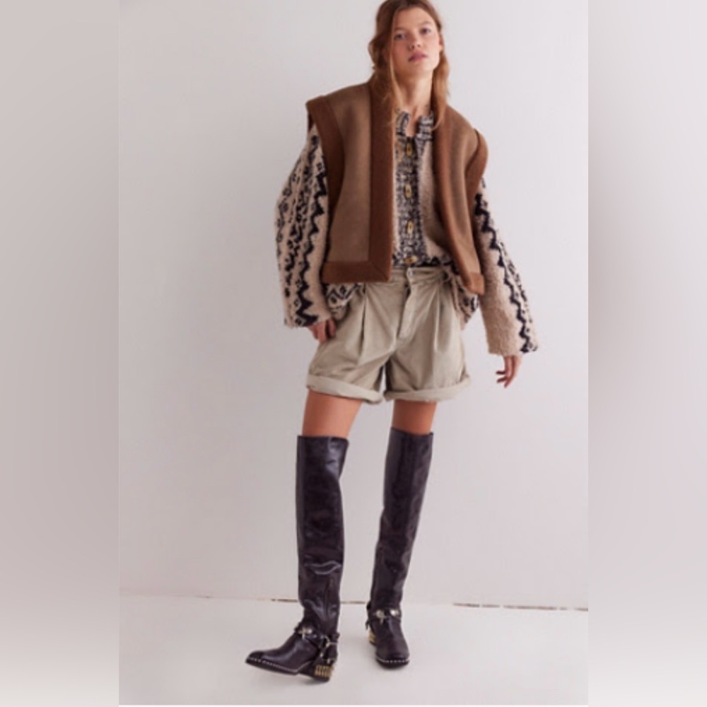 We The Free Cammie Slouchy Cord Shorts